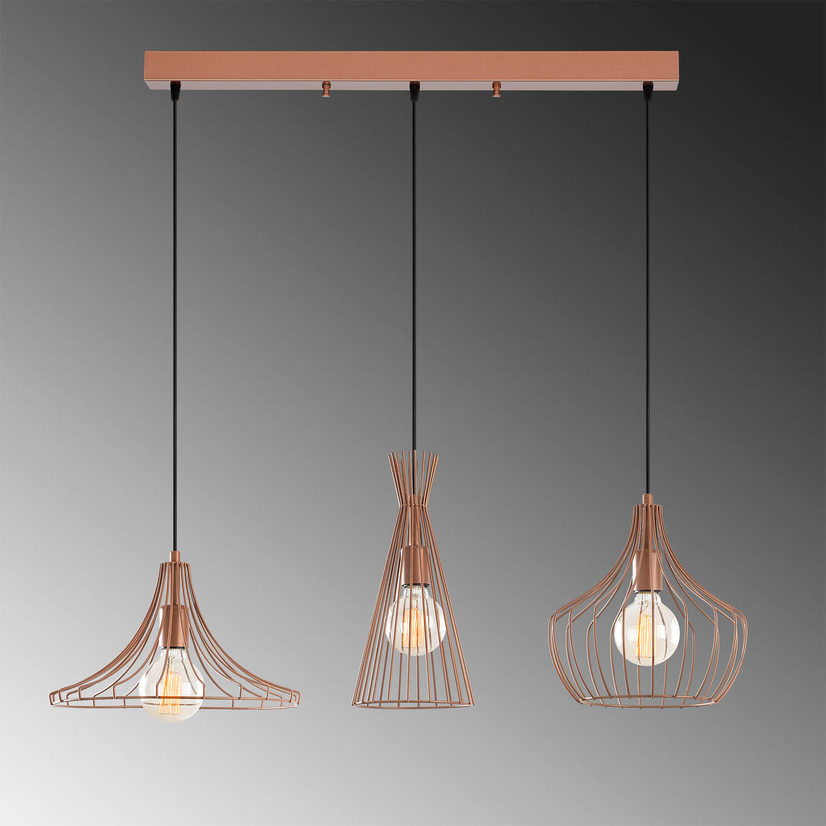 Mezopotamya Pendellampe - Kupfer in Kupfer präsentiert im Onlineshop von KAQTU Design AG. Pendelleuchte ist von Opviq