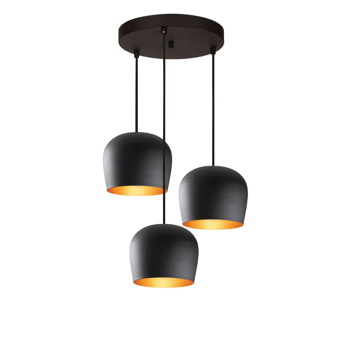 Berceste Pendellampe - Schwarz in Schwarz präsentiert im Onlineshop von KAQTU Design AG. Pendelleuchte ist von Opviq