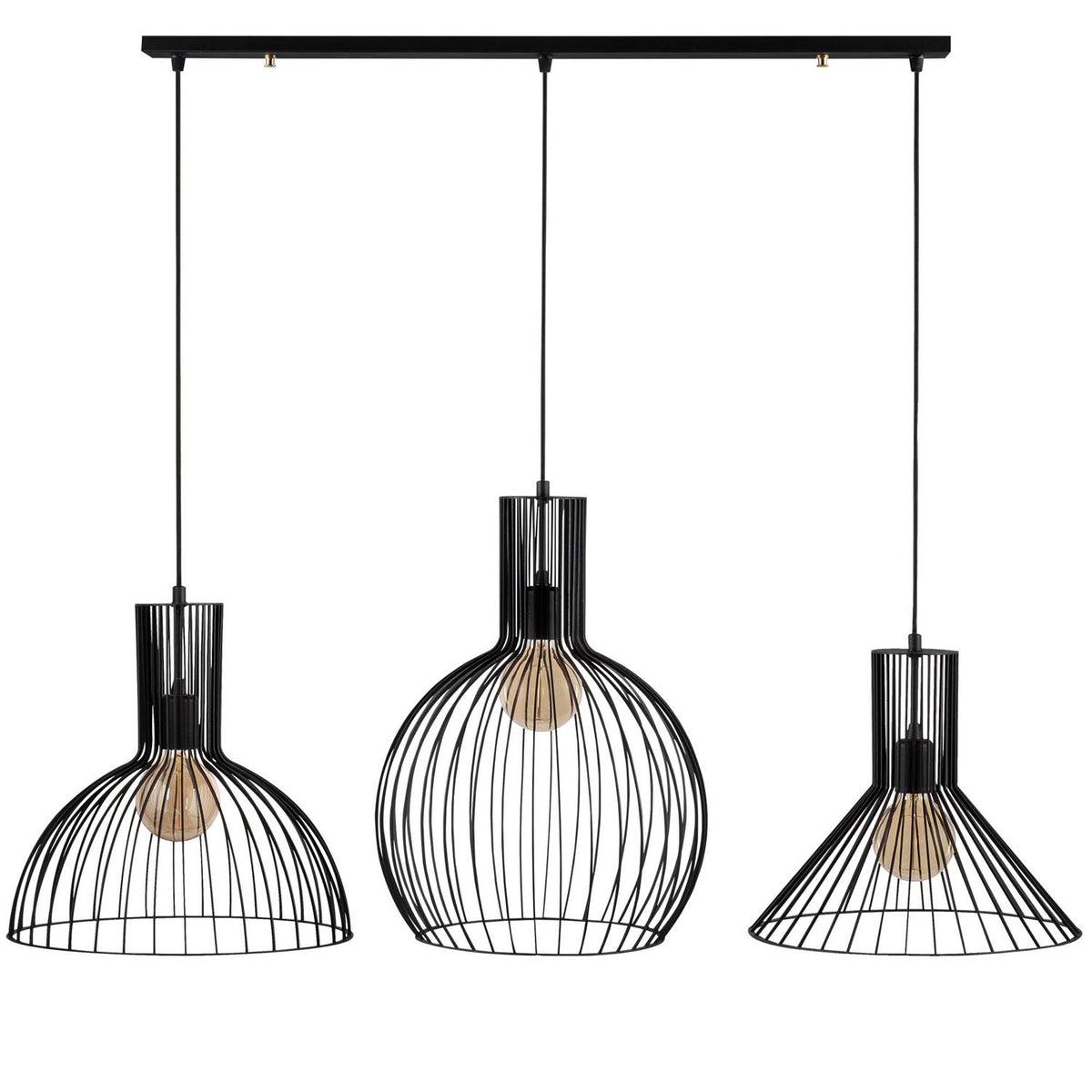 Fellini Pendellampe - Schwarz in Schwarz präsentiert im Onlineshop von KAQTU Design AG. Pendelleuchte ist von Opviq