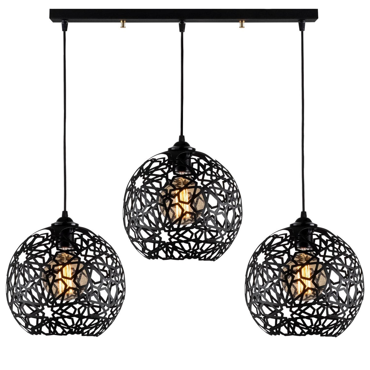 Fellini Pendellampe - Schwarz in Schwarz präsentiert im Onlineshop von KAQTU Design AG. Pendelleuchte ist von Opviq