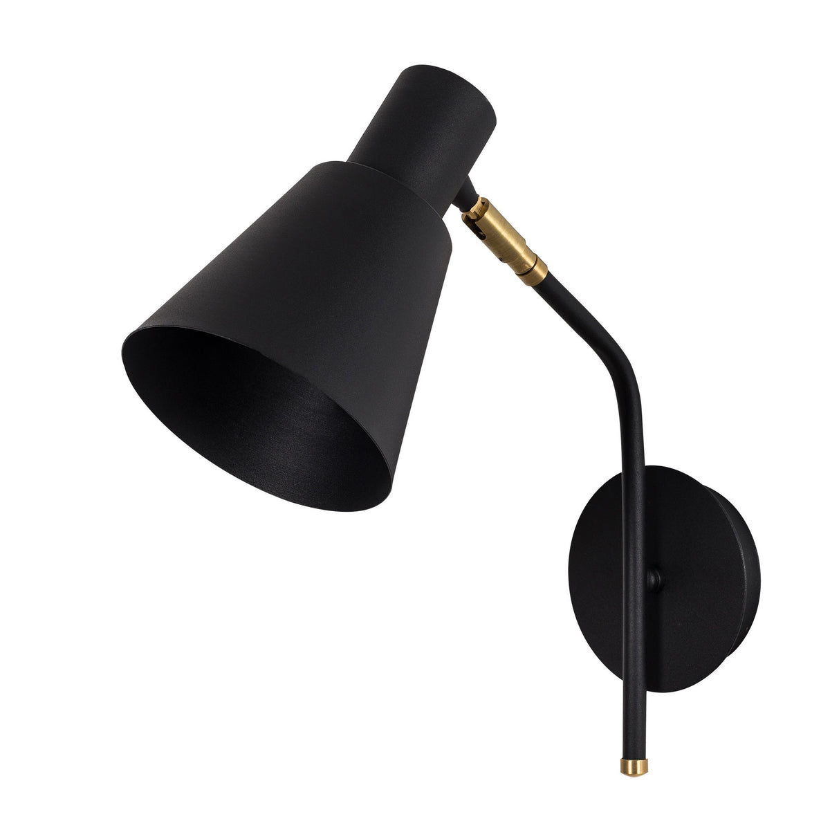 Sivani Wandleuchte - Schwarz Gold in Schwarz Gold präsentiert im Onlineshop von KAQTU Design AG. Wandleuchte ist von Opviq