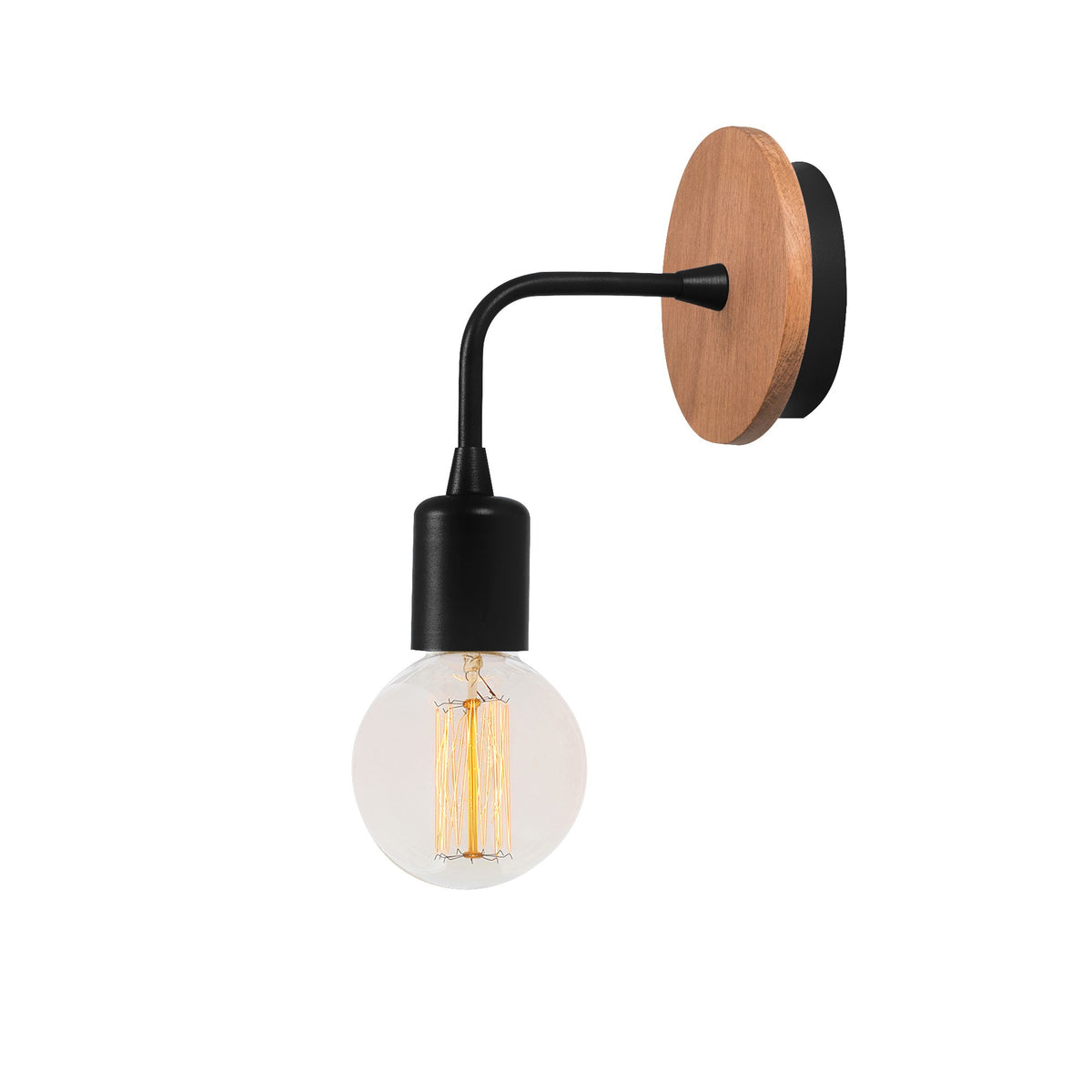 Dartini Wandleuchte - Schwarz in Schwarz präsentiert im Onlineshop von KAQTU Design AG. Wandleuchte ist von Opviq