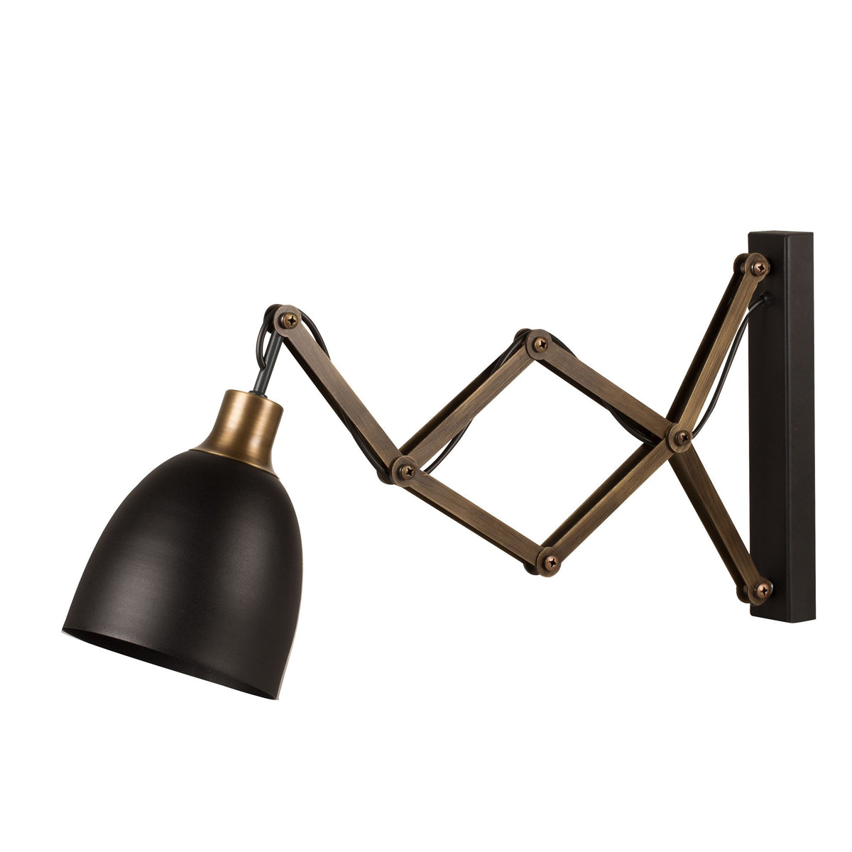 Sivani Wandleuchte - Schwarz Vintage in Schwarz Vintage präsentiert im Onlineshop von KAQTU Design AG. Wandleuchte ist von Opviq