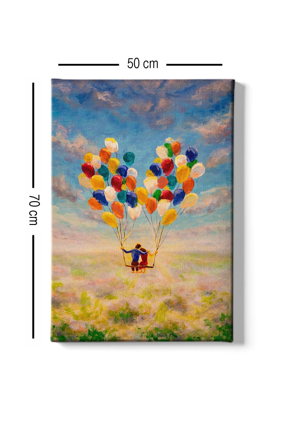 Kanvas Tablo (50 x 70) Bild - Mehrfarbig in Mehrfarbig präsentiert im Onlineshop von KAQTU Design AG. Bild ist von Wallity