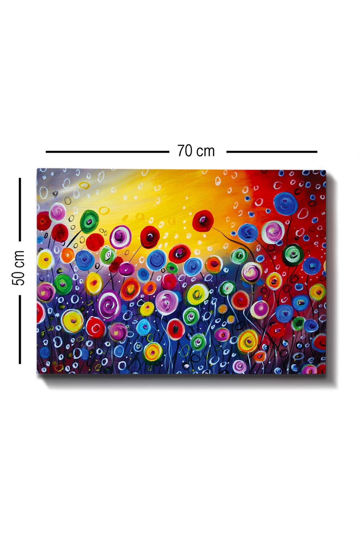 Kanvas Tablo (50 x 70) Bild - Mehrfarbig in Mehrfarbig präsentiert im Onlineshop von KAQTU Design AG. Bild ist von Wallity