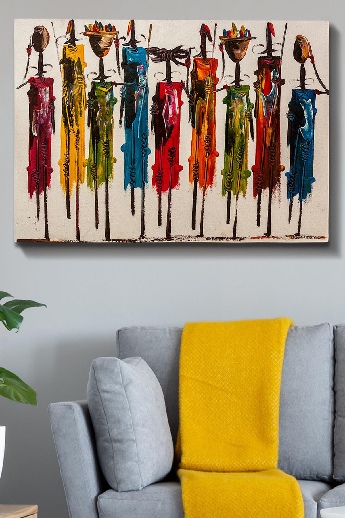 Entdecken Sie das Kanvas Tablo (70 x 100) von Wallity – ein farbenfrohes Meisterwerk, das jeden Raum mit Eleganz und Kreativität bereichert.