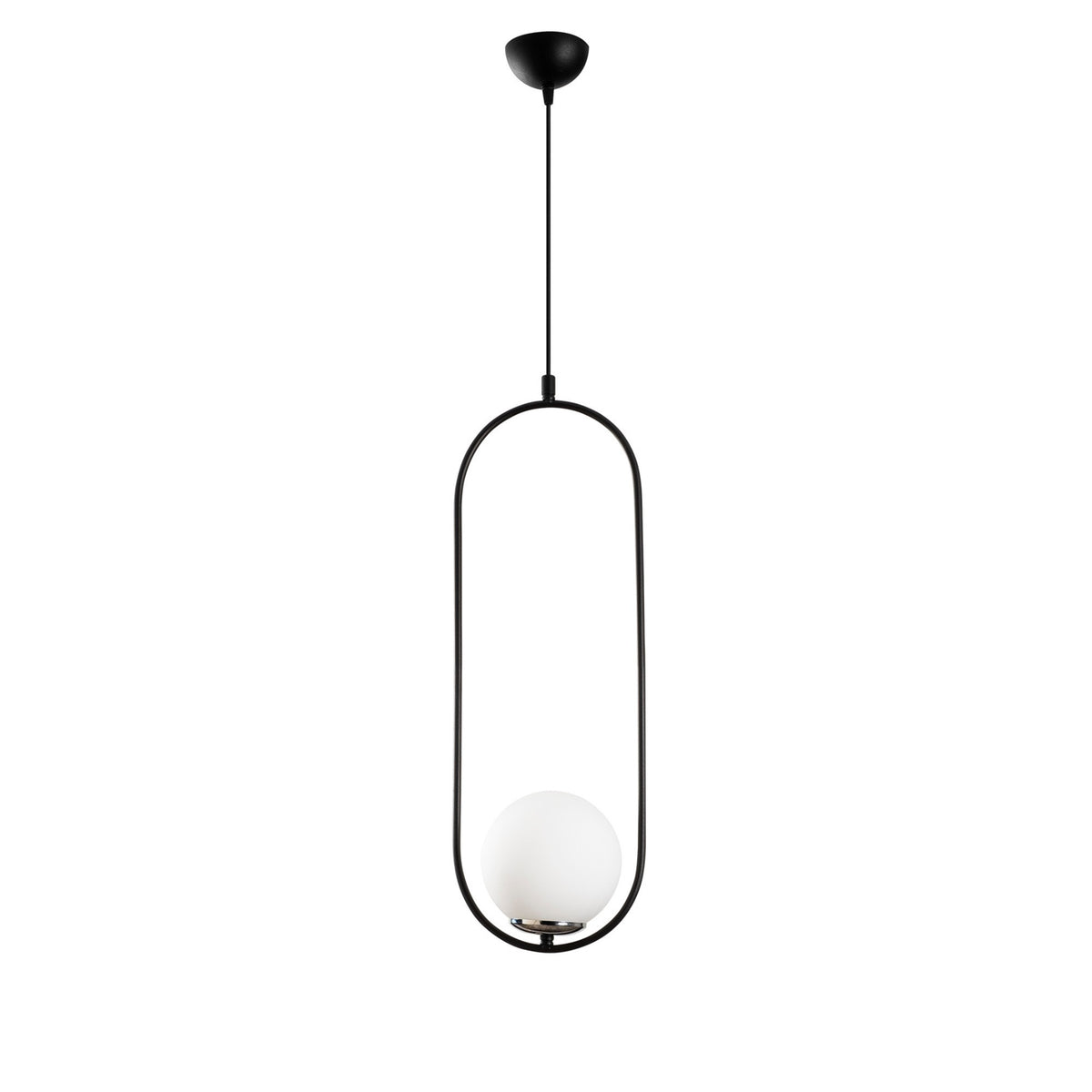 Mudoni Pendellampe - Schwarz Weiss in Schwarz Weiss präsentiert im Onlineshop von KAQTU Design AG. Pendelleuchte ist von Opviq