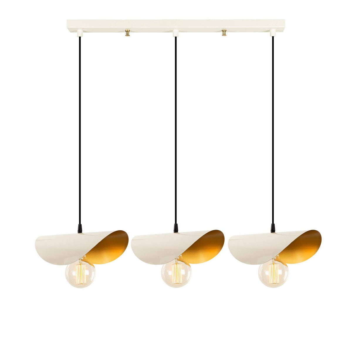Sivani Pendellampe - Weisses Gold in Weisses Gold präsentiert im Onlineshop von KAQTU Design AG. Pendelleuchte ist von Opviq