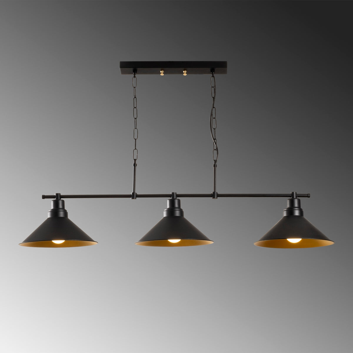 Sivani Pendellampe - Schwarz in Schwarz präsentiert im Onlineshop von KAQTU Design AG. Pendelleuchte ist von Opviq