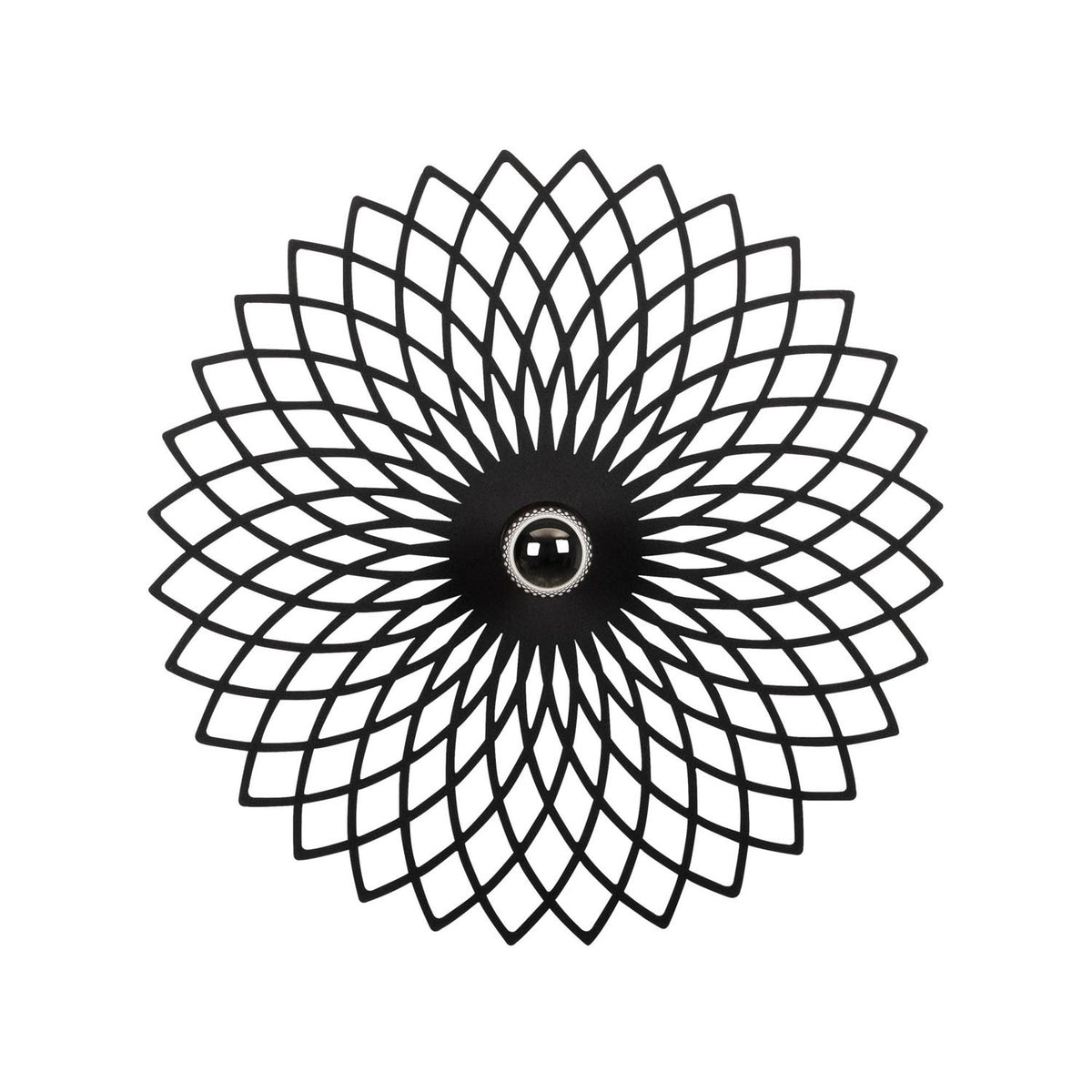 Fellini Wandleuchte - Schwarz in Schwarz präsentiert im Onlineshop von KAQTU Design AG. Wandleuchte ist von Opviq