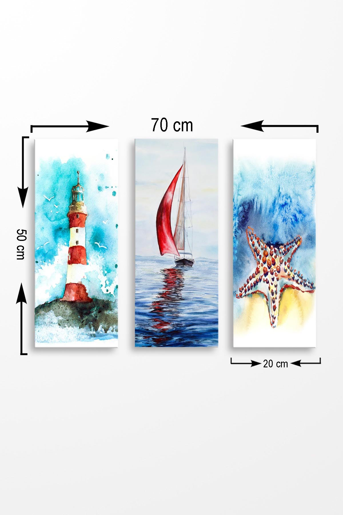 Verleihen Sie Ihrem Zuhause mit dem mehrfarbigen MDF-Gemälde (3 Stück) von Wallity einen Hauch von Eleganz und Kreativität. Ideal für jeden Raum!