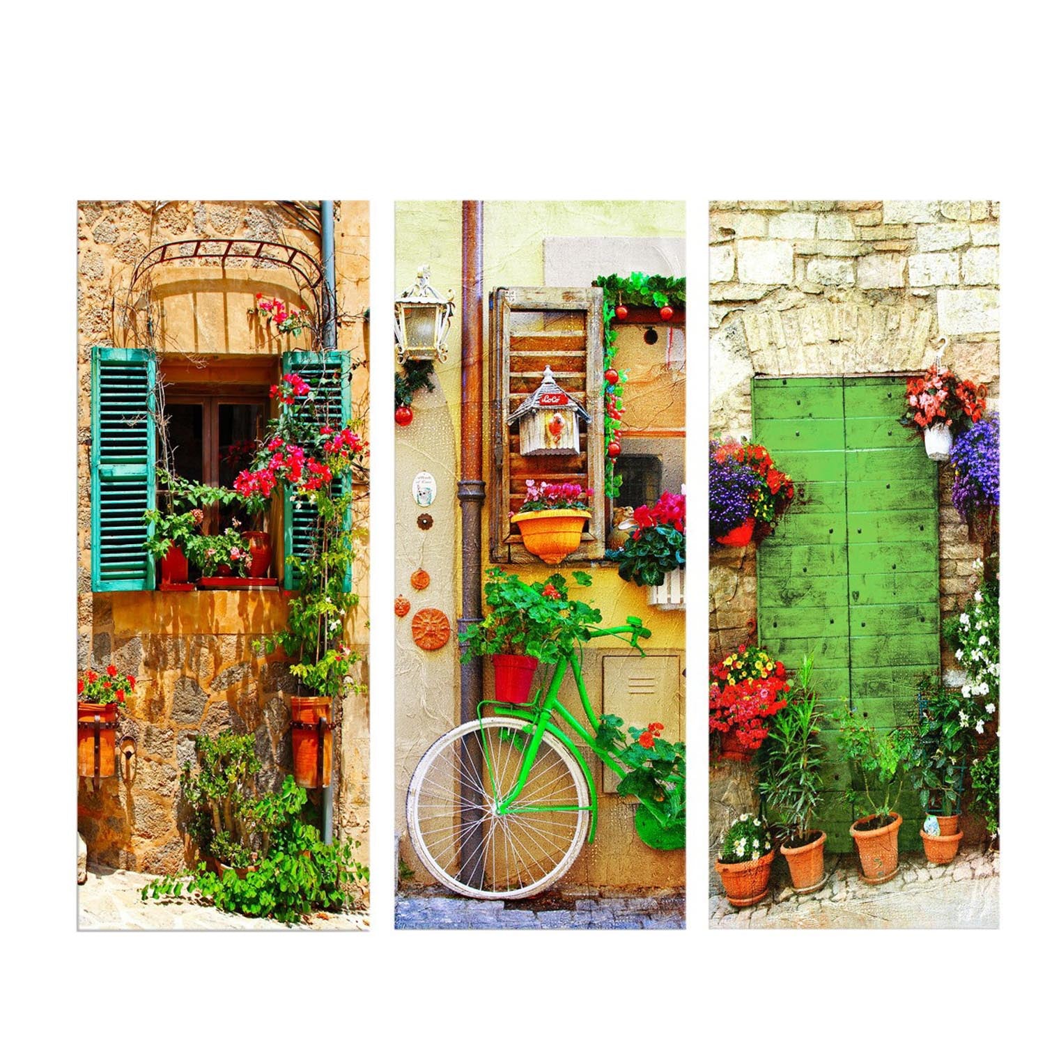 Entdecken Sie die fesselnde Schönheit des mehrfarbigen MDF-Gemäldes von Wallity! Dieses 3-teilige Kunstwerk bringt Leben und Eleganz in jeden Raum.