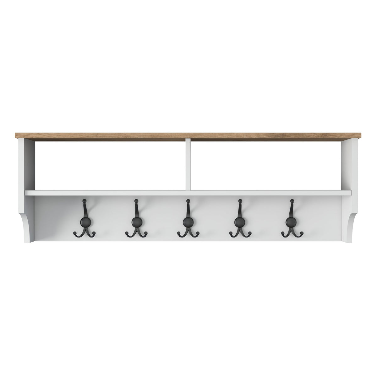 P2 Garderobe - Weisser Walnuss in Weisser Walnuss präsentiert im Onlineshop von KAQTU Design AG. Kleiderhaken ist von Hanah Home