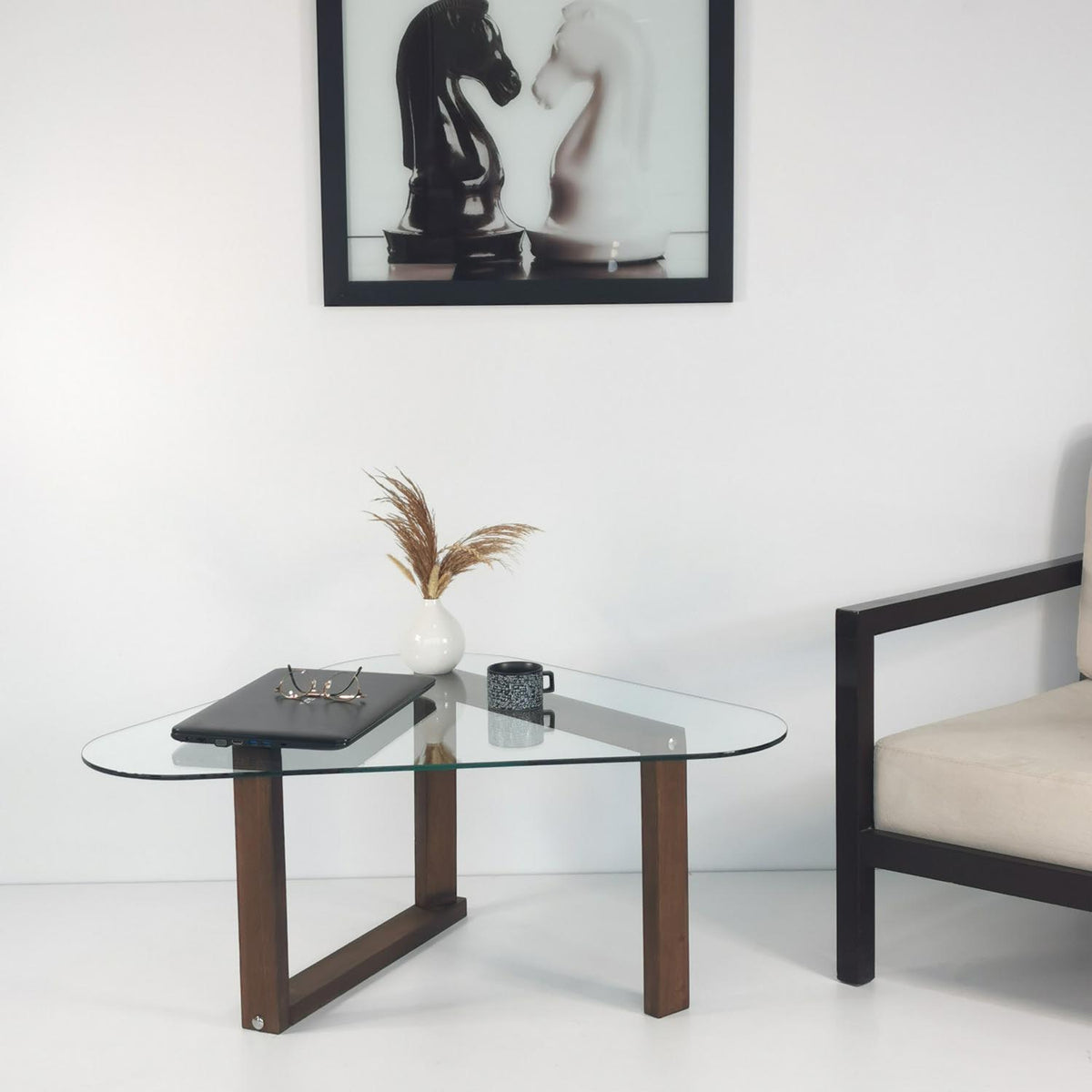 Cam Orta Sehpa Sofatisch - Walnuss in Walnuss präsentiert im Onlineshop von KAQTU Design AG. Couchtisch ist von Hanah Home