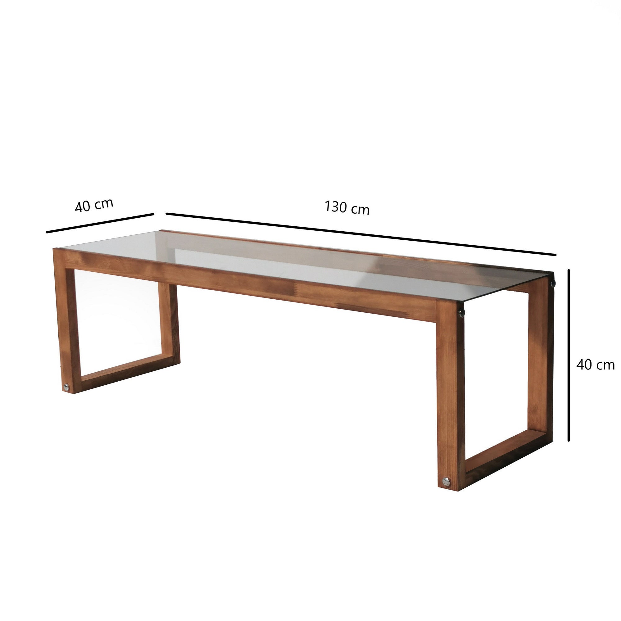 Verleihen Sie Ihrem Wohnzimmer mit dem TV-Ständer "Via - Wooden" von Hanah Home einen modernen Touch. Aus massivem Kiefernholz gefertigt, bietet er Stil und Funktionalität.