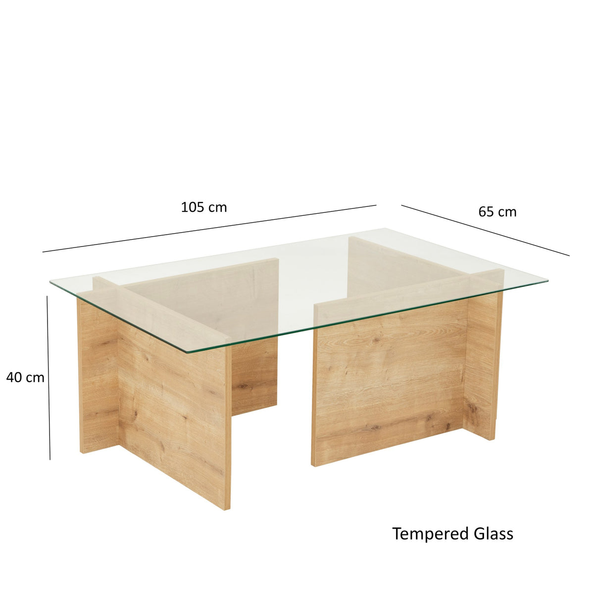 Escape Sofatisch - Saphir- Eiche in Saphir- Eiche präsentiert im Onlineshop von KAQTU Design AG. Couchtisch ist von Hanah Home