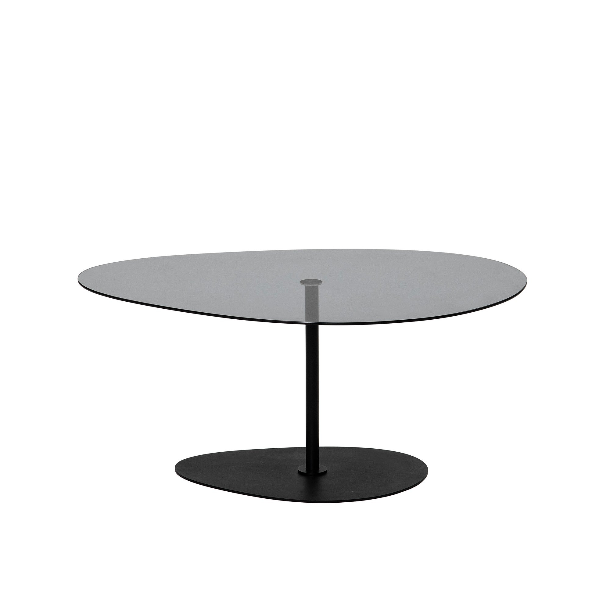 Porto - Dark Grey, Black in Dunkelgrau Schwarz präsentiert im Onlineshop von KAQTU Design AG. Beistelltisch ist von Hanah Home