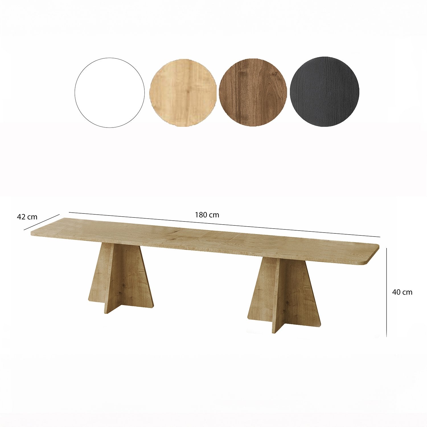 Entdecken Sie den "Mushroom - Sapphire Oak" TV-Ständer von Hanah Home – die perfekte Kombination aus stilvollem Design und praktischer Aufbewahrung für Ihr Wohnzimmer.