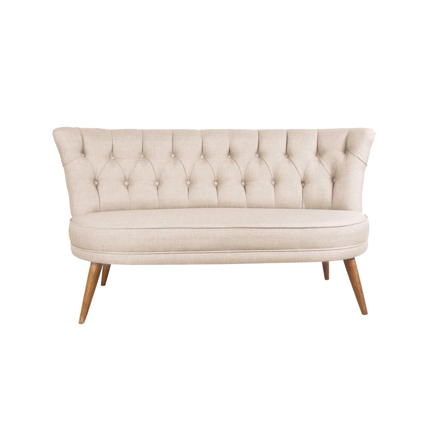 Richland Loveseat - Cream in Sahne präsentiert im Onlineshop von KAQTU Design AG. 2er Sofa ist von Atelier Del Sofa