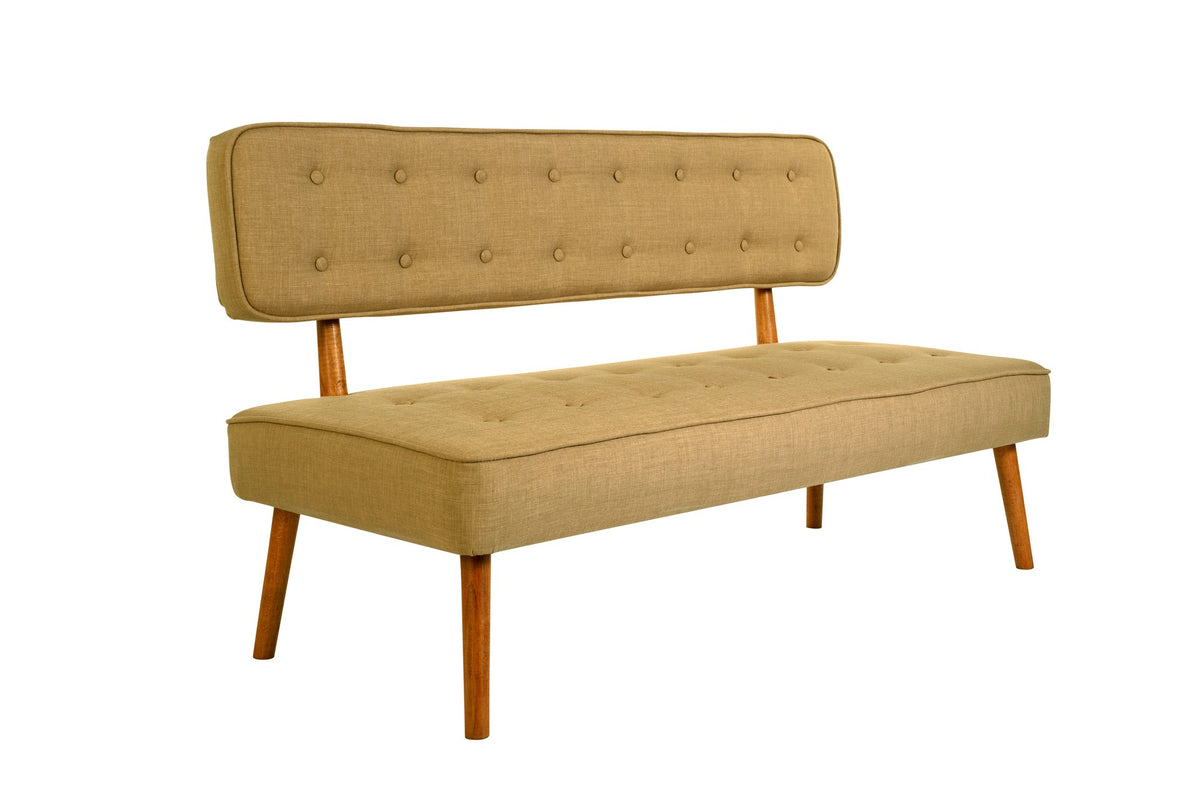 Westwood Loveseat 2er Sofa - Milchbraun in Milchbraun präsentiert im Onlineshop von KAQTU Design AG. 2er Sofa ist von Atelier Del Sofa