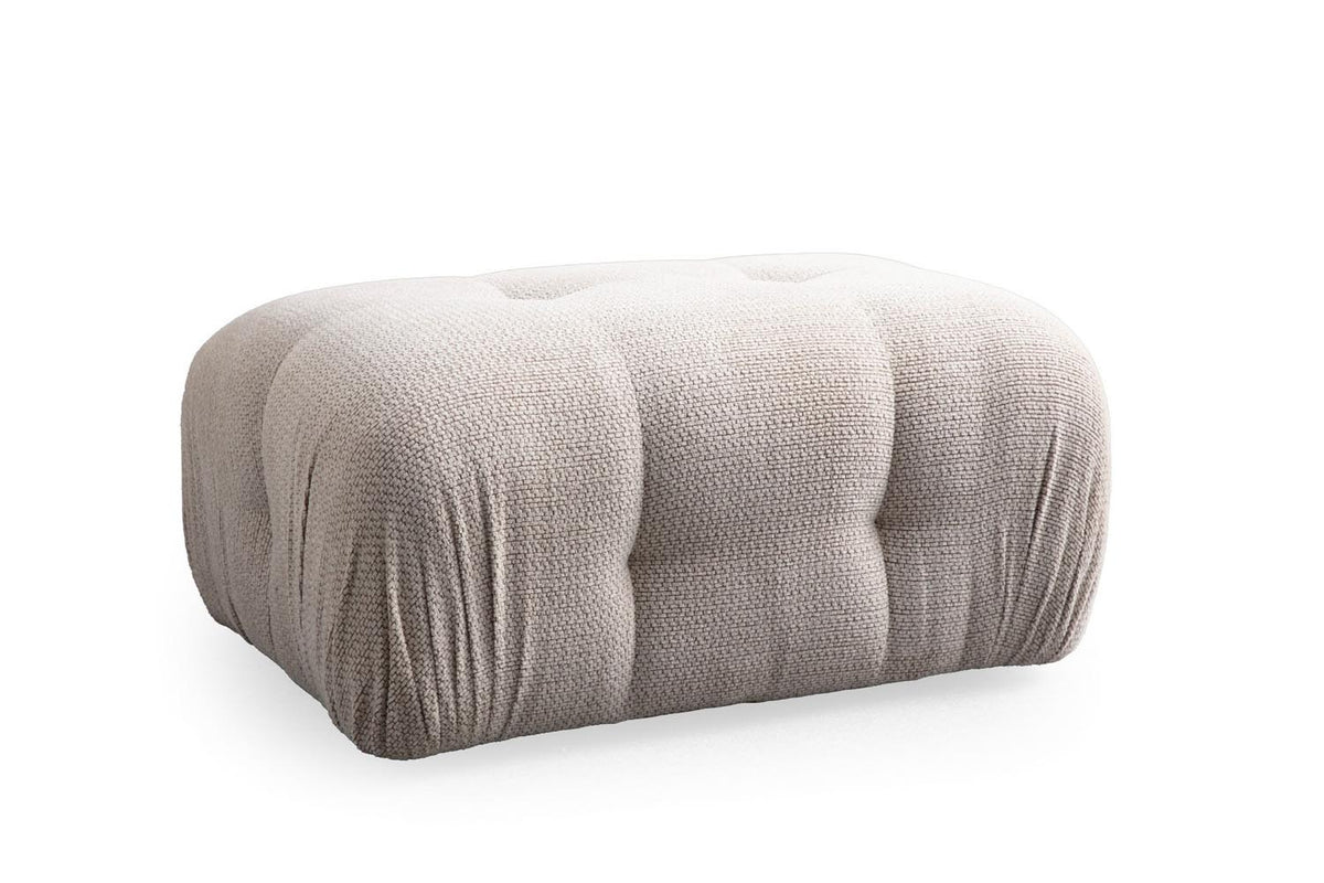 Petite 3 Ecksofa - Sahne in Sahne präsentiert im Onlineshop von KAQTU Design AG. L-Sofa rechts ist von Atelier Del Sofa