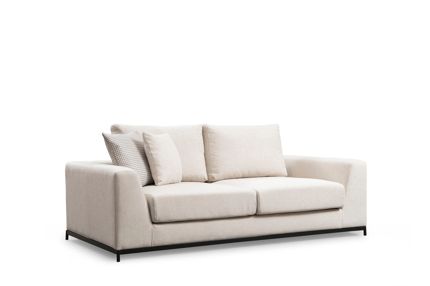 Line 2 Seater in Beige präsentiert im Onlineshop von KAQTU Design AG. 2er Sofa ist von Atelier Del Sofa