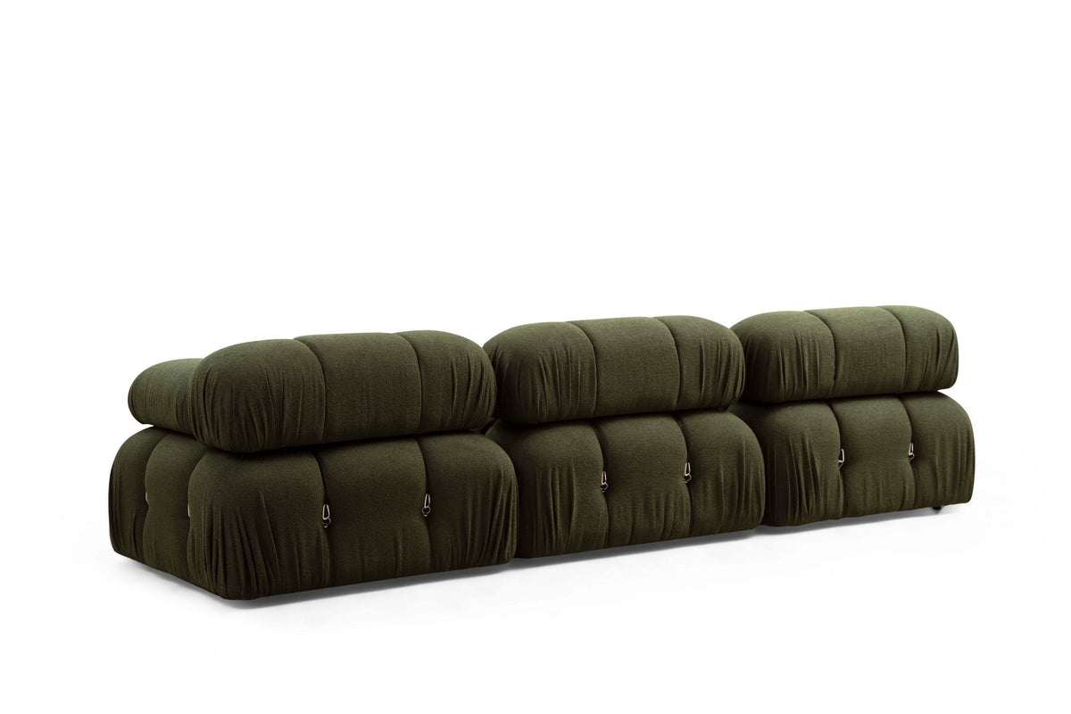 Bubble 1R Modulares Sofa - Grün in Grün präsentiert im Onlineshop von KAQTU Design AG. Modulares Sofa ist von Atelier Del Sofa