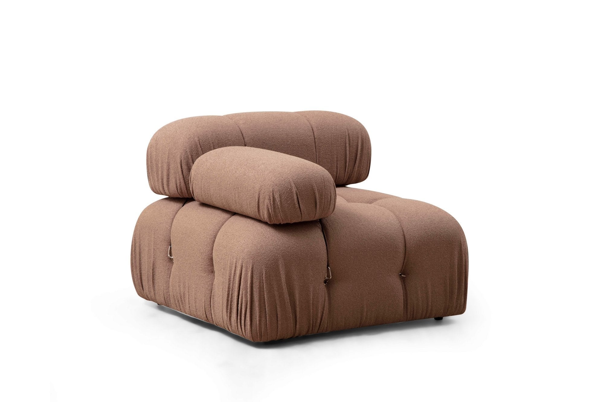 Bubble L1 - Brown Bouclette in Braun präsentiert im Onlineshop von KAQTU Design AG. Modulares Sofa ist von Atelier Del Sofa
