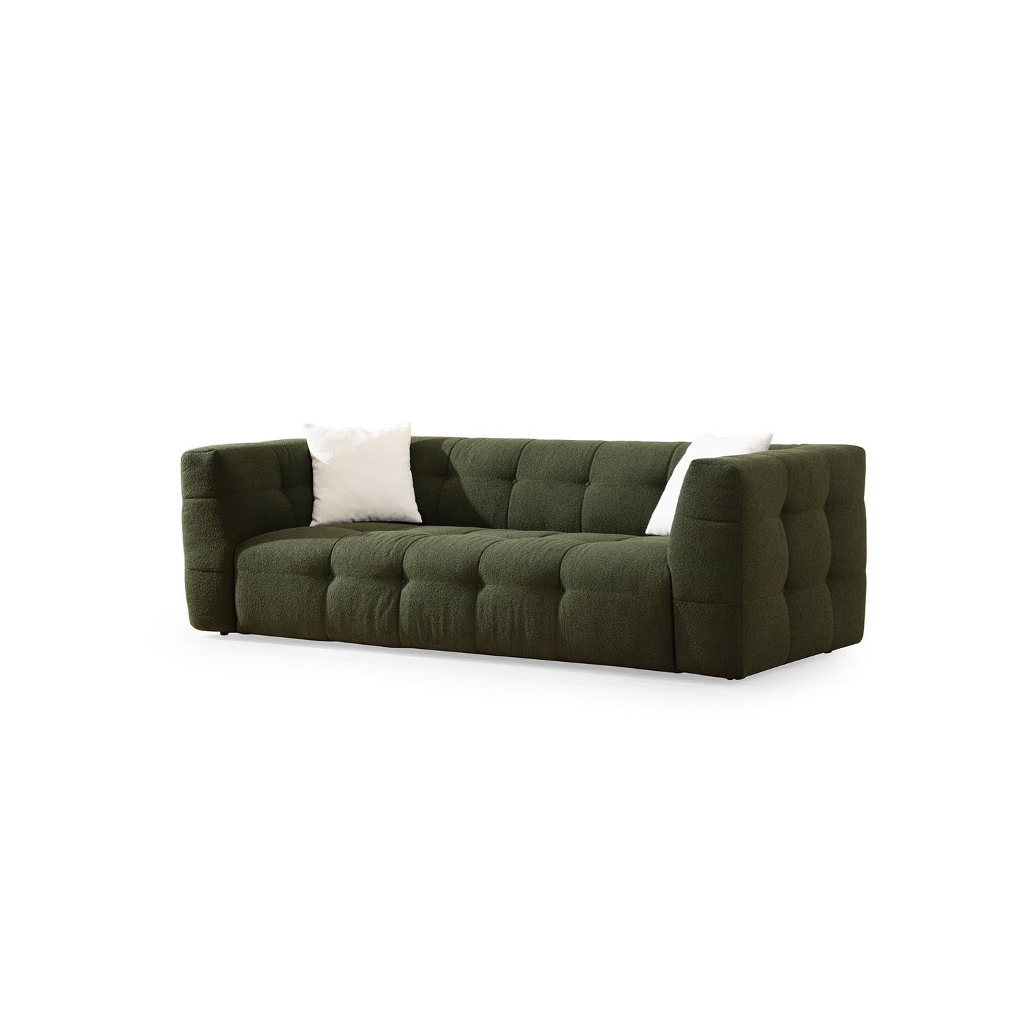 Cady - Green in Grün präsentiert im Onlineshop von KAQTU Design AG. 3er Sofa ist von Atelier Del Sofa
