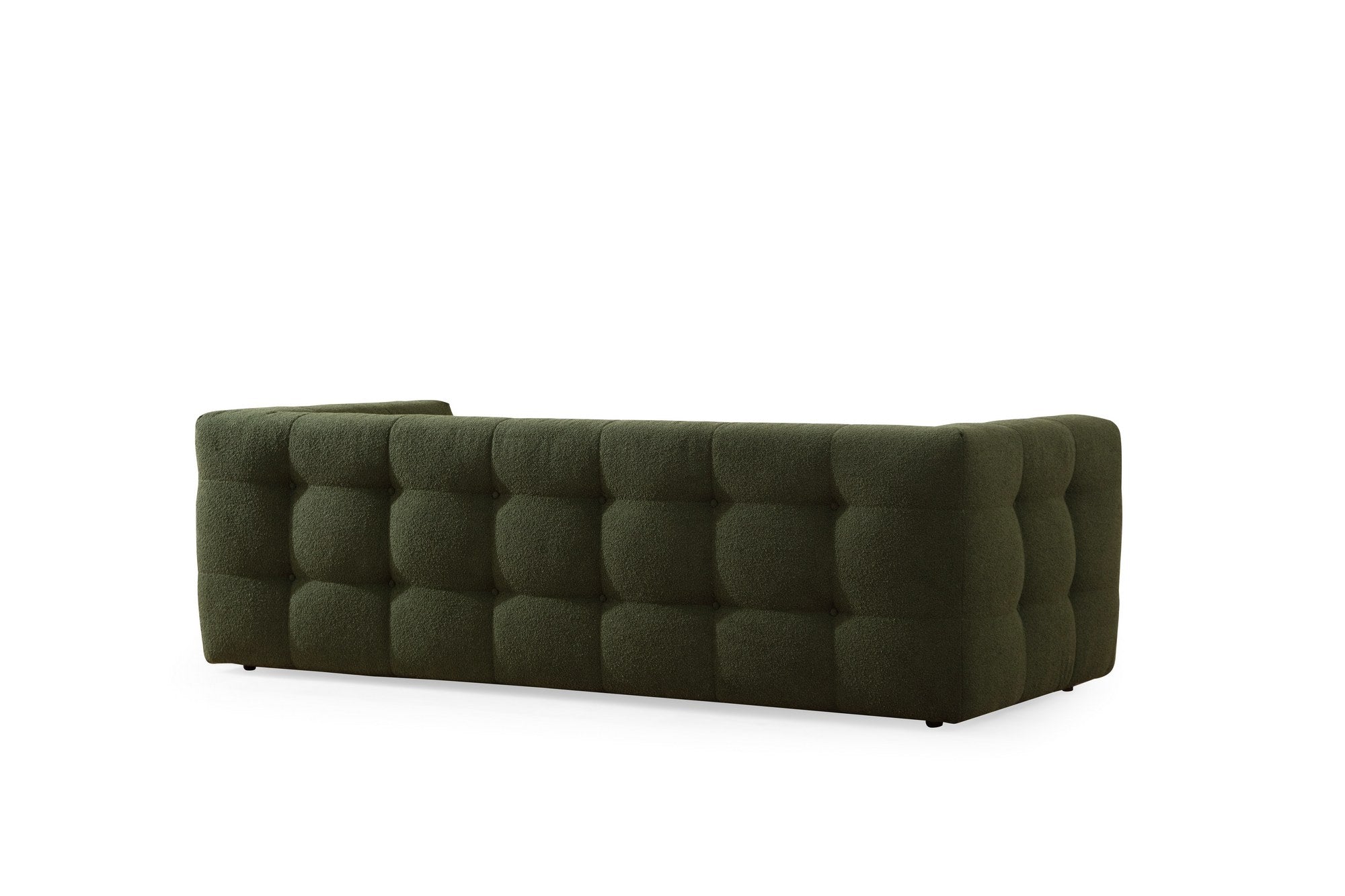 Entdecken Sie das luxuriöse Cady 3er Sofa in ansprechendem Grün von Atelier Del Sofa. Perfekt für Komfort und stilvolle Akzente in Ihrem Zuhause!