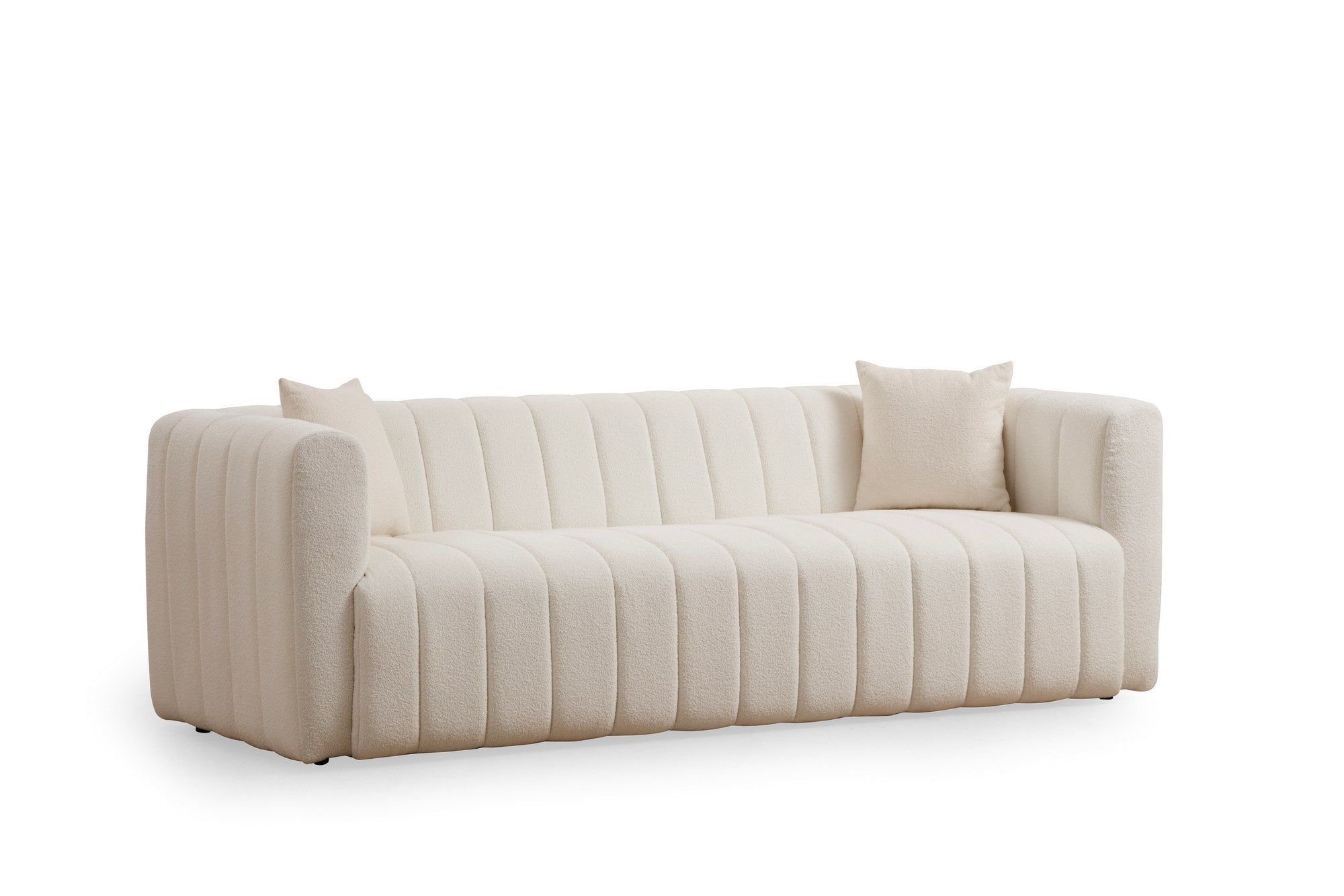 Entdecken Sie das Royal 3 3er Sofa in Sahne von Atelier Del Sofa – luxuriöser Komfort und stilvolles Design für Ihr Zuhause.