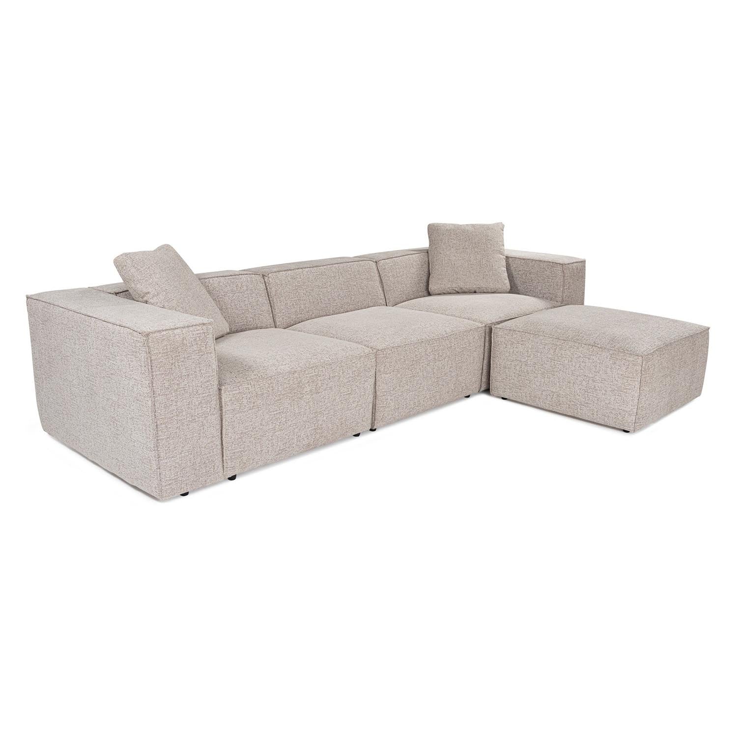 Entdecken Sie das elegante Ecksofa Lora in Mokka von Atelier Del Sofa – der Inbegriff von Komfort und zeitloser Schönheit für Ihr Zuhause.