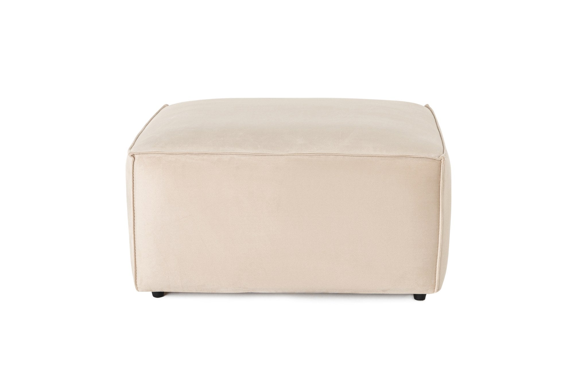 Lora Pouffe - Cream in Sahne präsentiert im Onlineshop von KAQTU Design AG. Pouf ist von Atelier Del Sofa