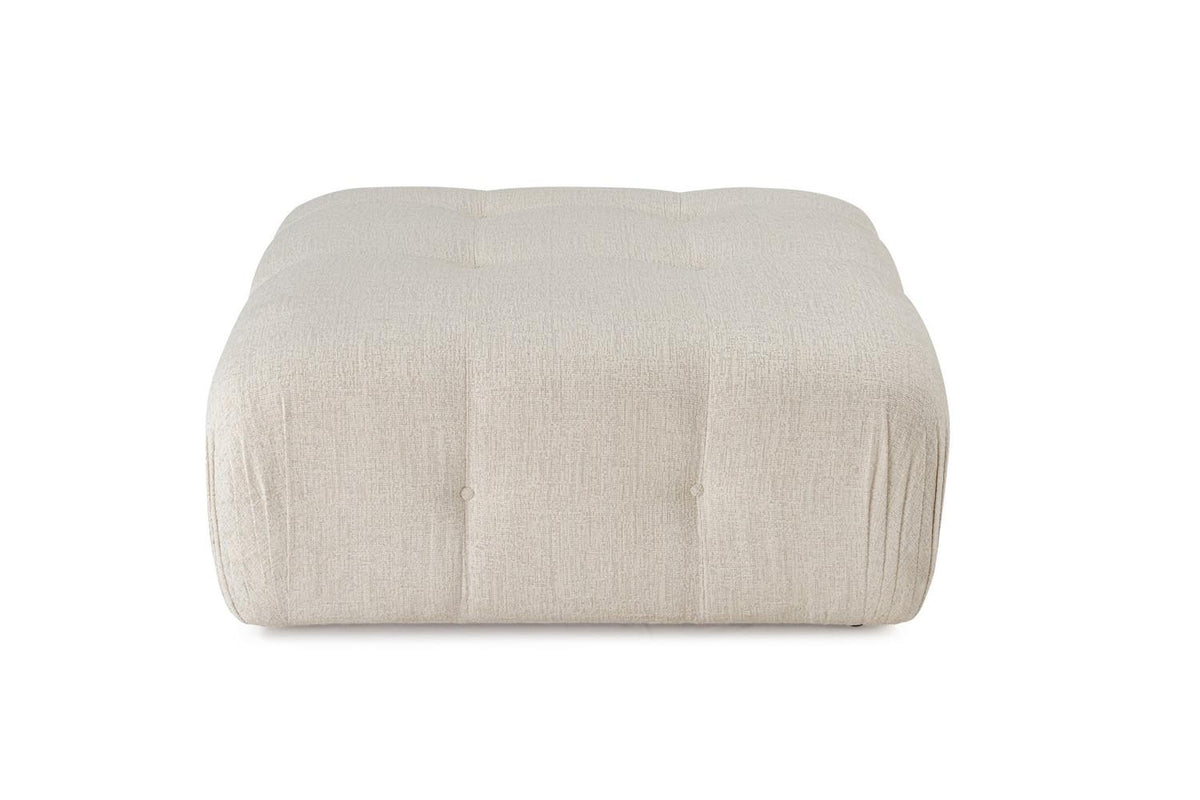Doblo Pouffe Pouf - Sahne in Sahne präsentiert im Onlineshop von KAQTU Design AG. Pouf ist von Atelier Del Sofa