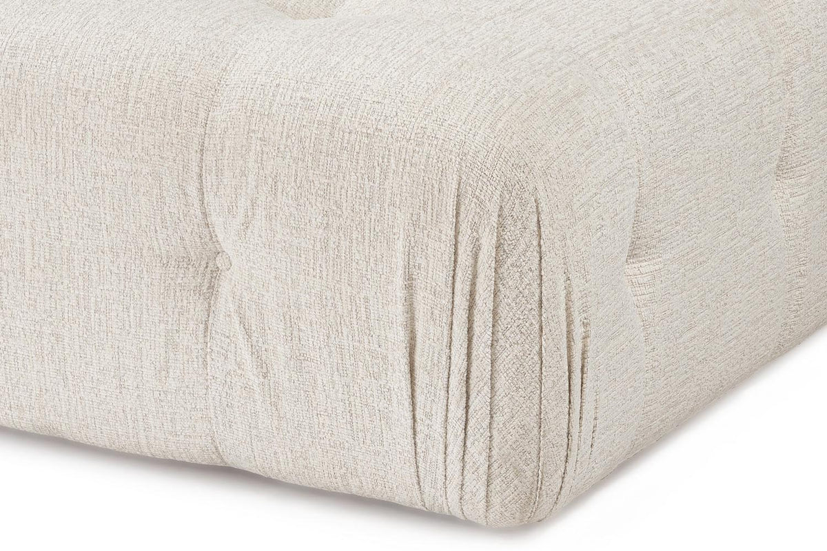 Doblo Pouffe Pouf - Sahne in Sahne präsentiert im Onlineshop von KAQTU Design AG. Pouf ist von Atelier Del Sofa