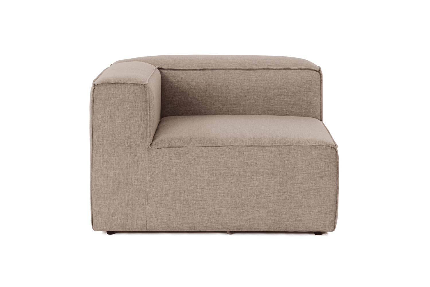 Fora L1 - Brown in Braun präsentiert im Onlineshop von KAQTU Design AG. Modulares Sofa ist von Atelier Del Sofa