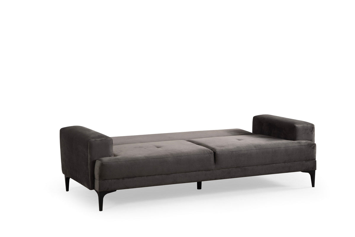 Astana 3 Sitzer Sofa - Anthrazit in Anthrazit präsentiert im Onlineshop von KAQTU Design AG. 3er Sofa ist von Atelier Del Sofa