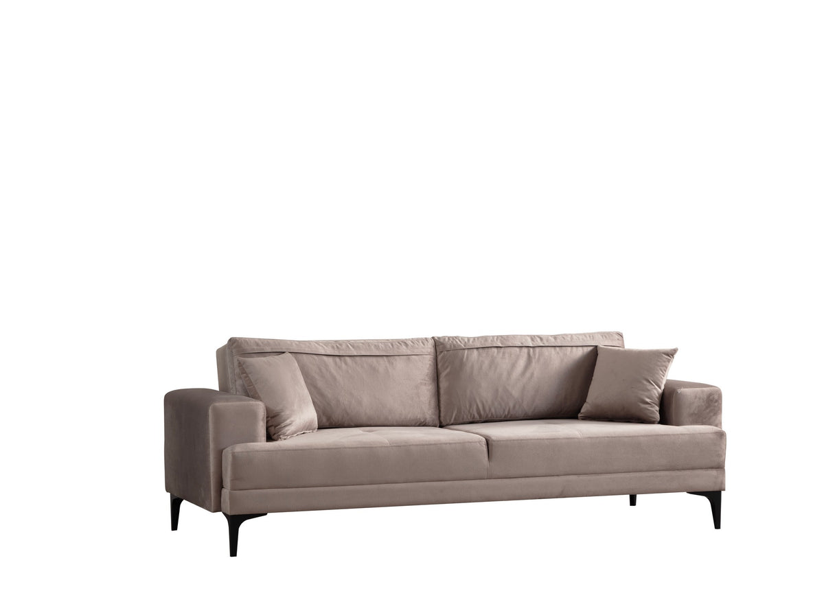 Astana 3 Sitzer Sofa - Beige in Beige präsentiert im Onlineshop von KAQTU Design AG. 3er Sofa ist von Atelier Del Sofa