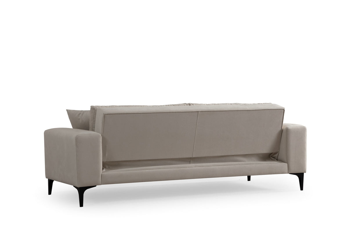 Astana 3 Sitzer Sofa - Ecru in Ecru präsentiert im Onlineshop von KAQTU Design AG. 3er Sofa ist von Atelier Del Sofa