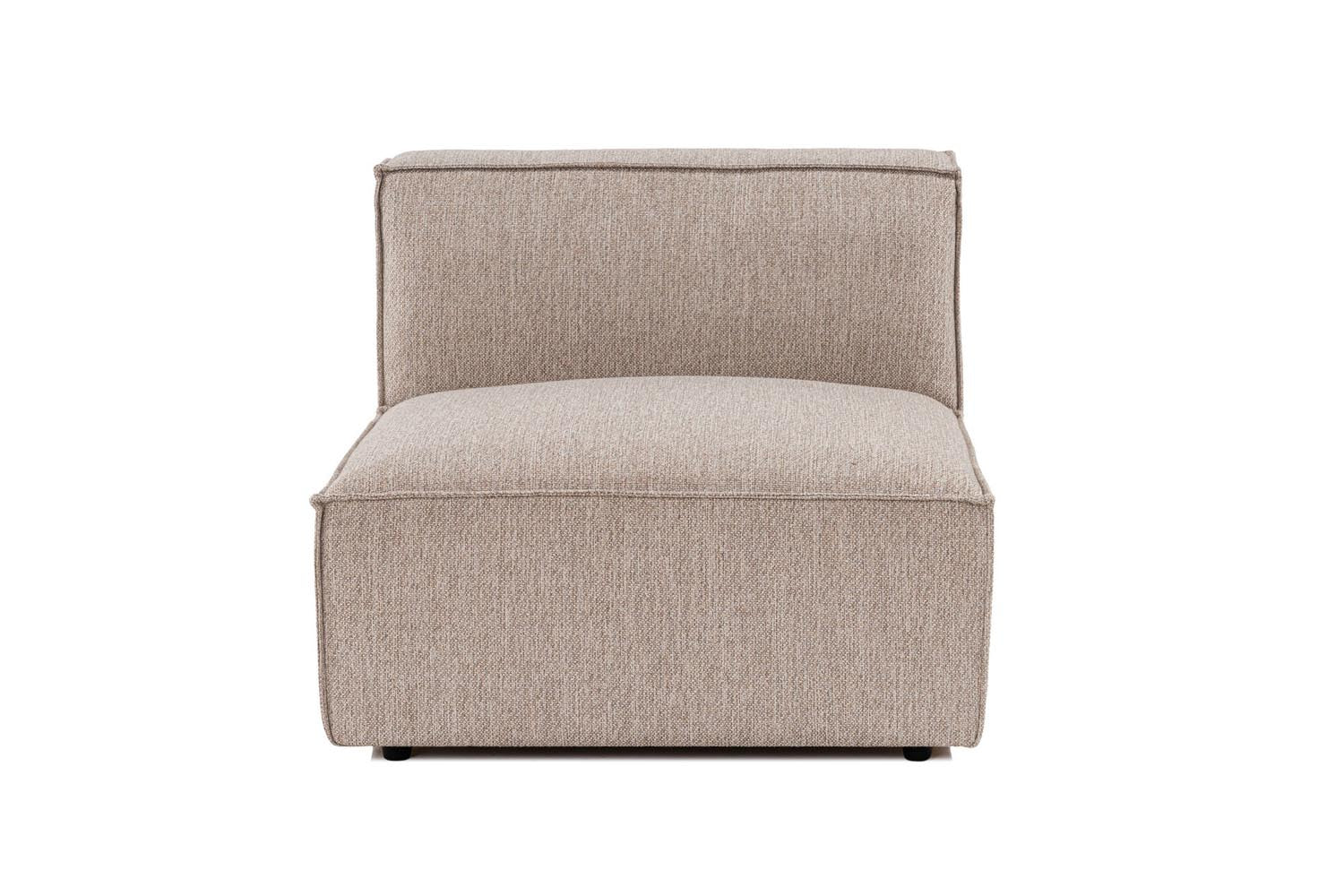 Entdecken Sie das Sora O1 1-Sitzer Sofa in Sandbeige – ein elegantes, modulares Möbelstück aus hochwertigem Leinen und HORNBEAM für maximalen Komfort.