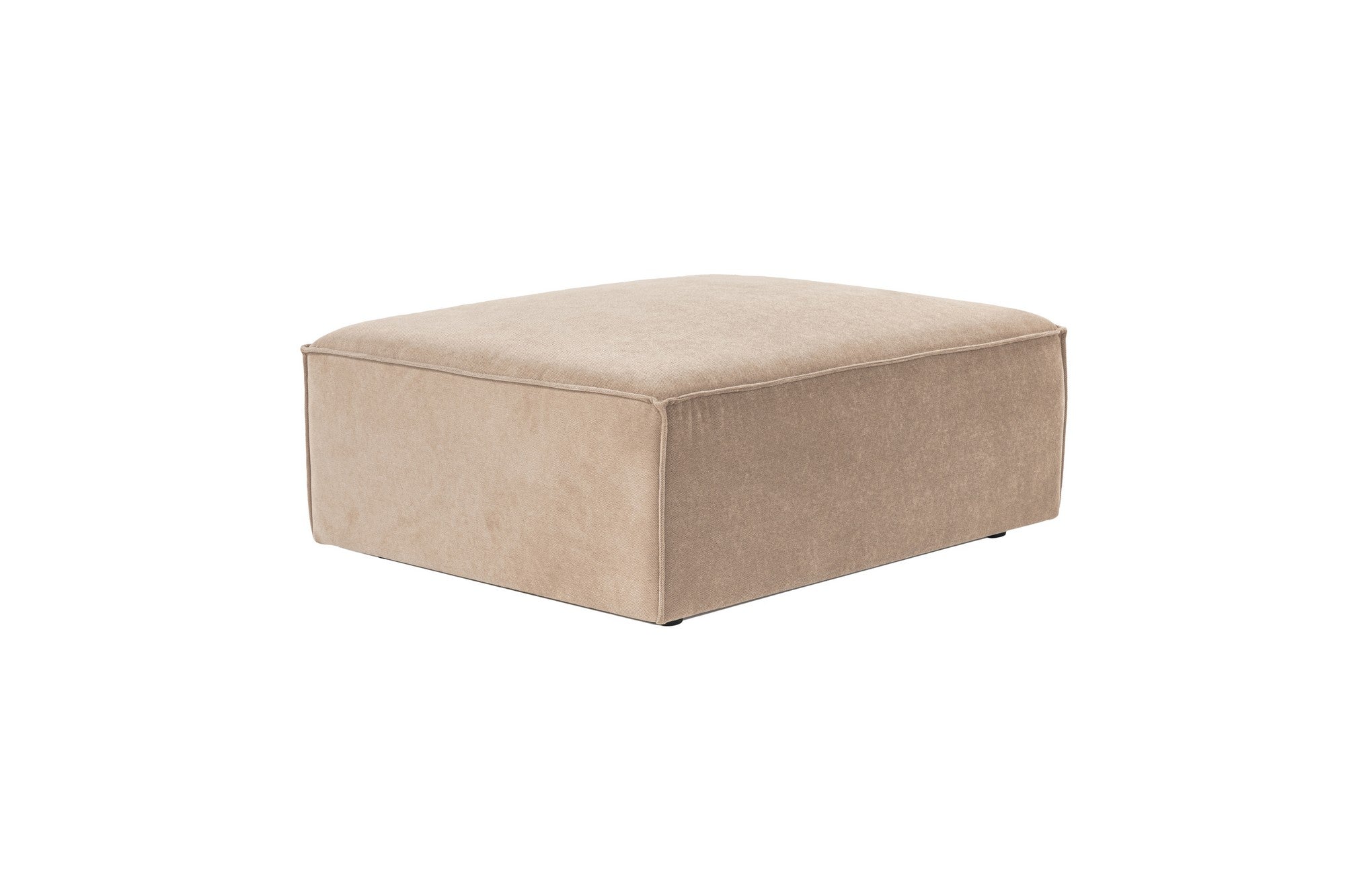 Sora Pouffe - Cappuccino in Cappuccino präsentiert im Onlineshop von KAQTU Design AG. Pouf ist von Atelier Del Sofa