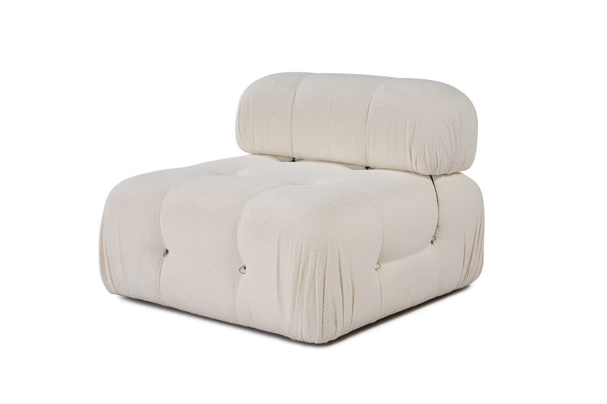 Bubble O1 Modulares Sofa - Weiss in Weiss präsentiert im Onlineshop von KAQTU Design AG. Modulares Sofa ist von Atelier Del Sofa