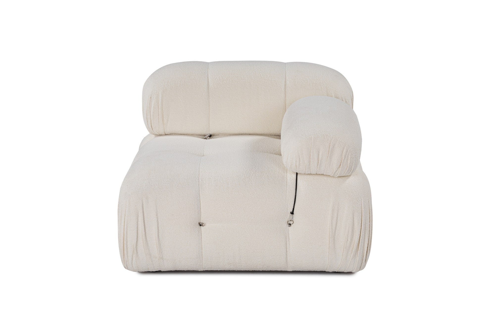Bubble 1R - Beige in Weiss präsentiert im Onlineshop von KAQTU Design AG. Modulares Sofa ist von Atelier Del Sofa