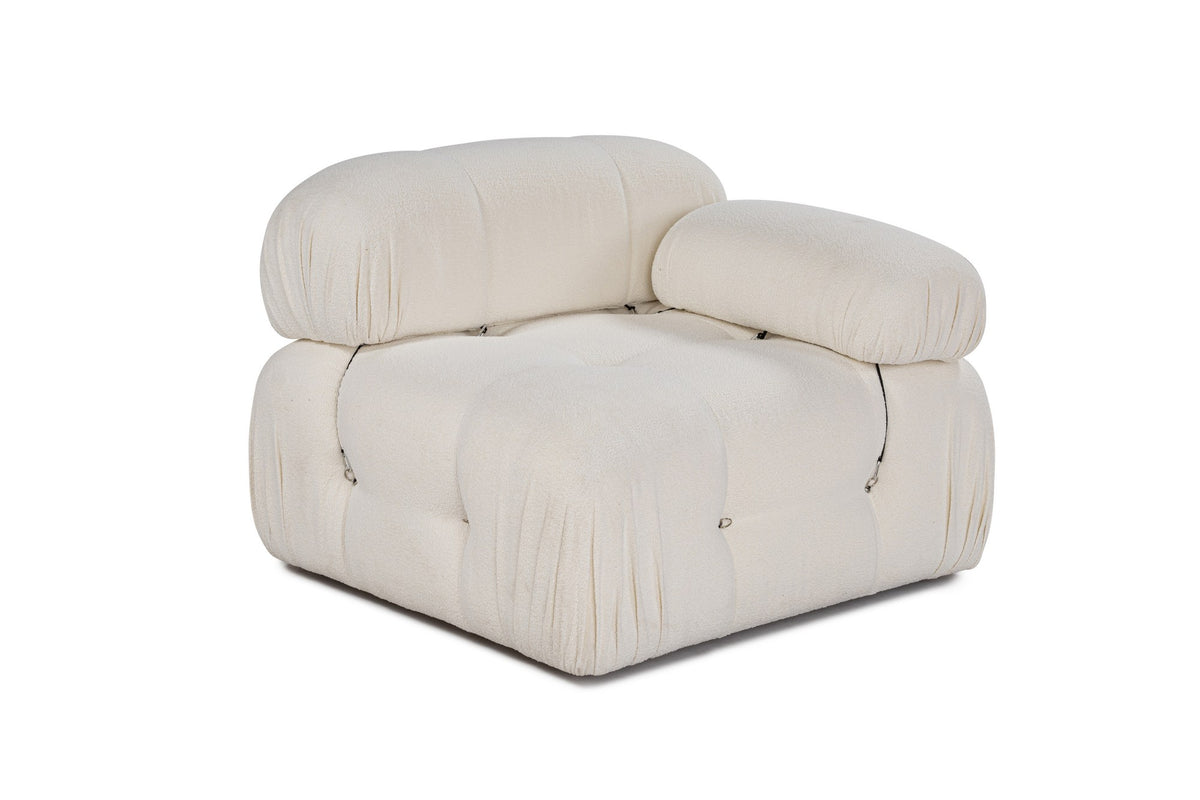 Bubble 1R Modulares Sofa - Weiss in Weiss präsentiert im Onlineshop von KAQTU Design AG. Modulares Sofa ist von Atelier Del Sofa