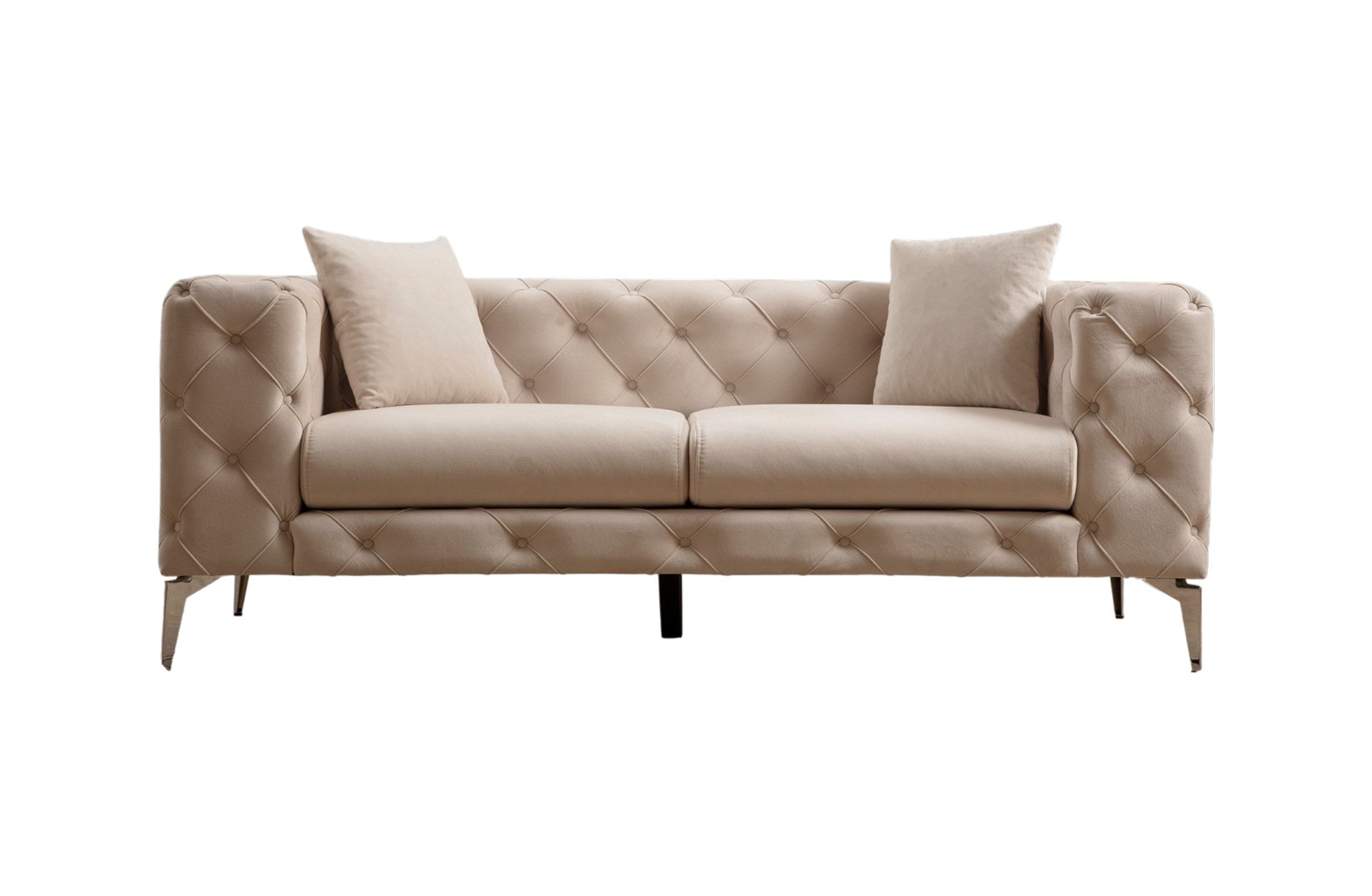 Como - Ecru in Ecru präsentiert im Onlineshop von KAQTU Design AG. 2er Sofa ist von Atelier Del Sofa