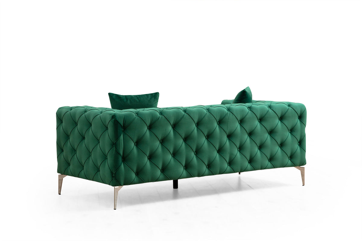 Como - Green in Grün präsentiert im Onlineshop von KAQTU Design AG. 3er Sofa ist von Atelier Del Sofa