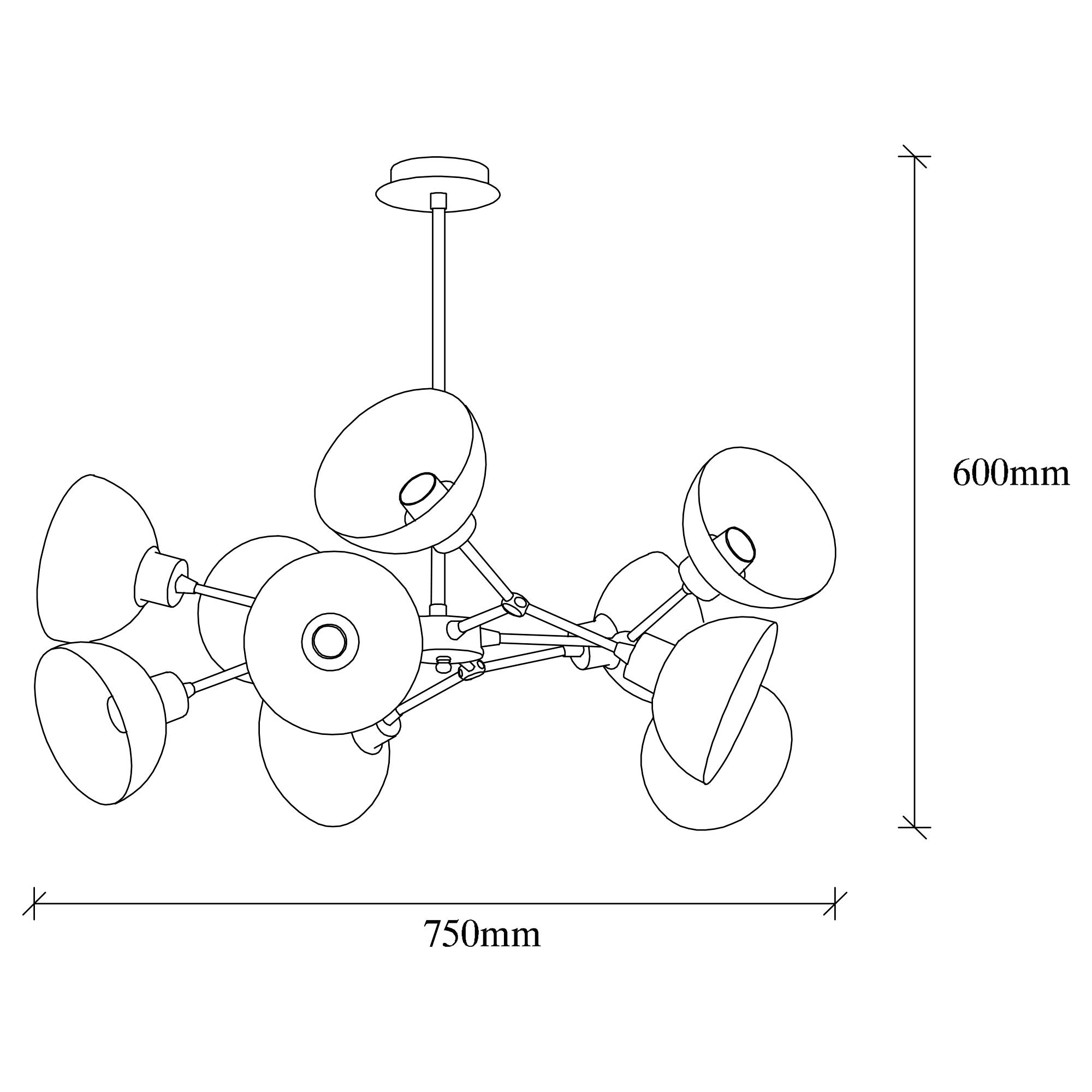 Setzen Sie mit der schwarzen Dram Pendelleuchte von Opviq einen eleganten Akzent in Ihrem Raum. Perfekt für ein modernes, industrielles Ambiente.