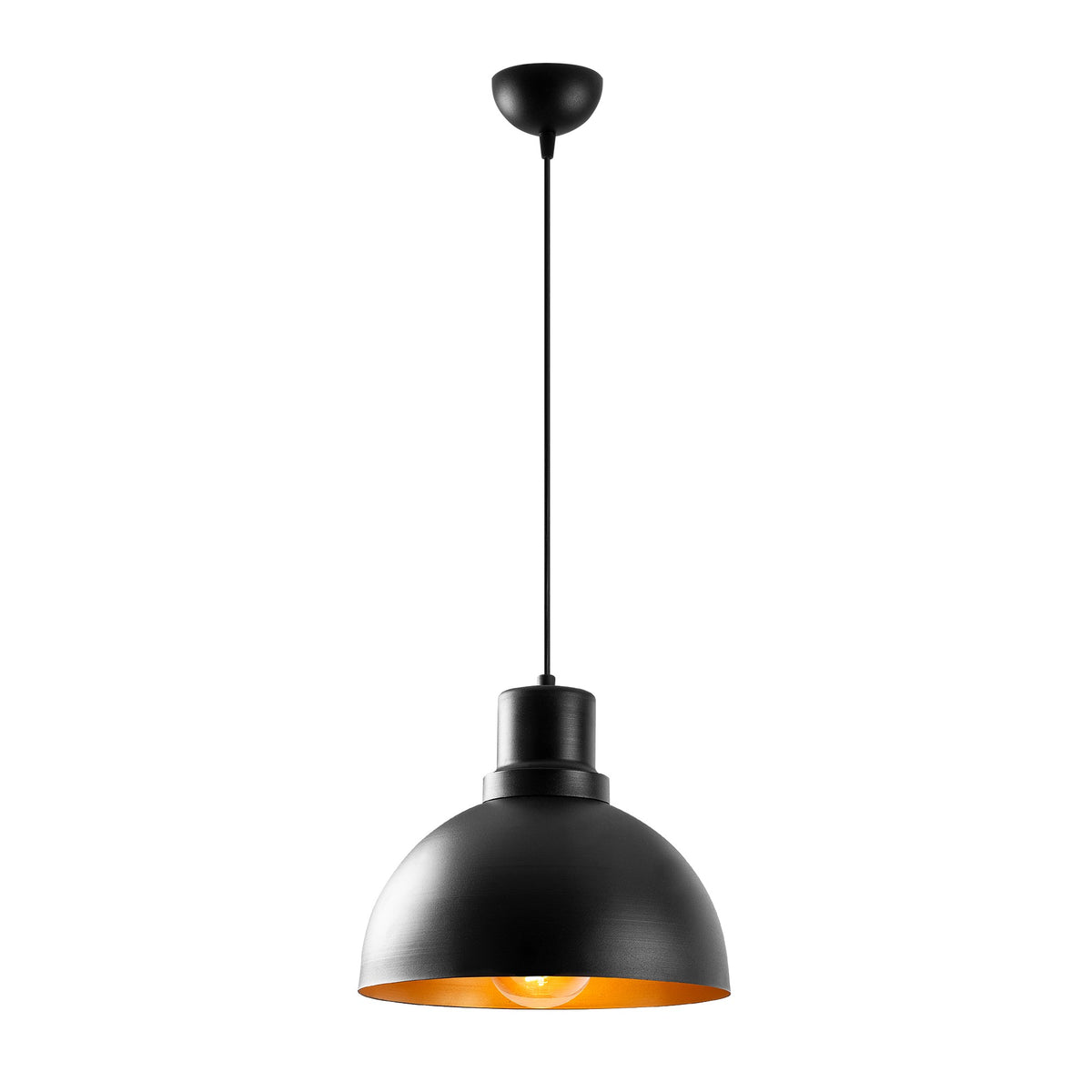 Dodo Pendellampe - Schwarz in Schwarz präsentiert im Onlineshop von KAQTU Design AG. Pendelleuchte ist von Opviq