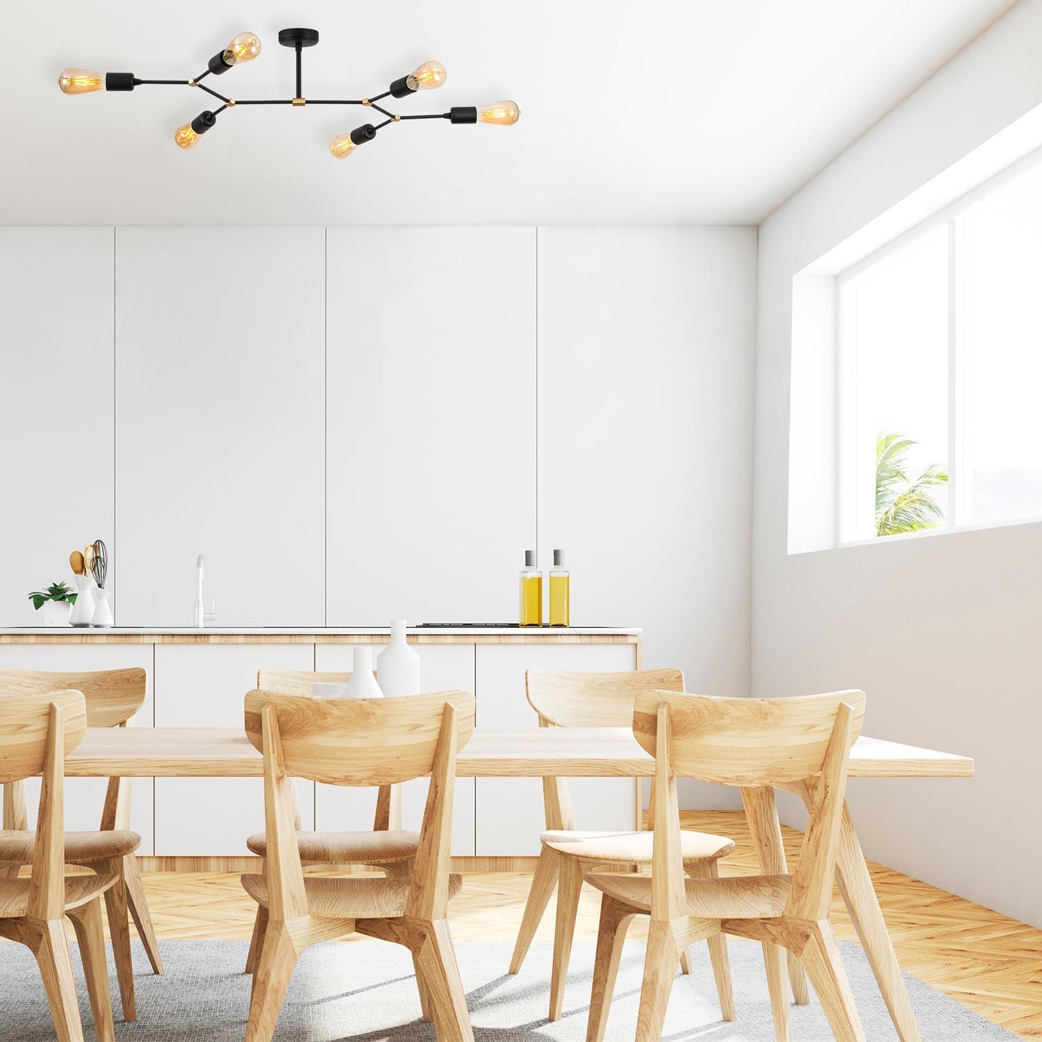 Entdecken Sie die elegante Sparrow Deckenleuchte in Schwarz von Opviq. Perfekt für stilvolle Akzente in jedem Raum.