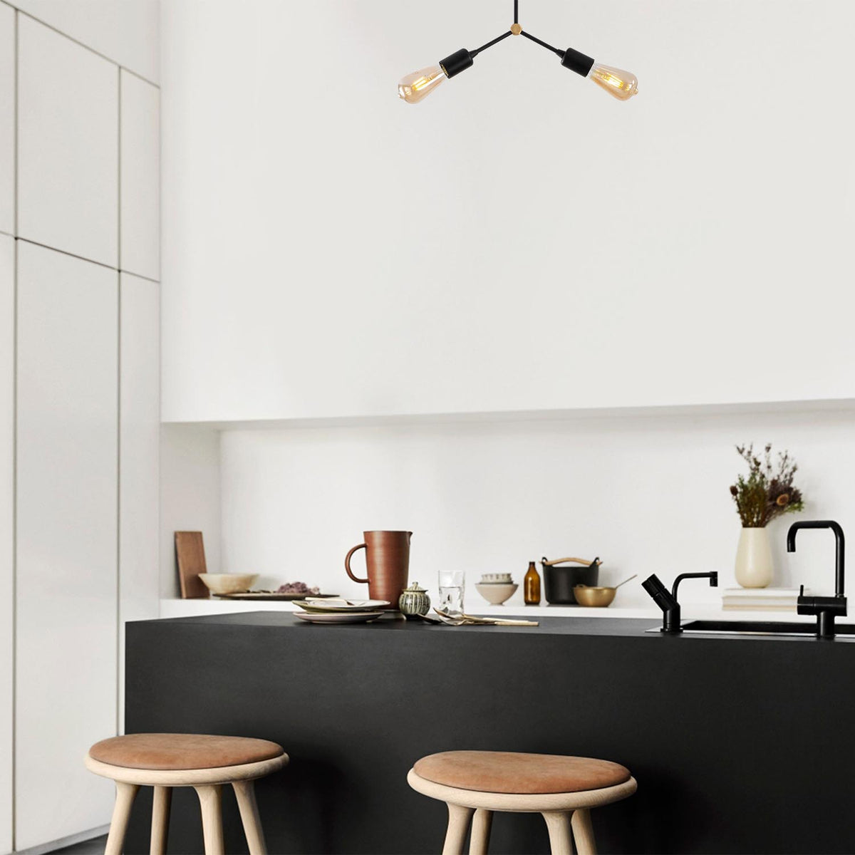 Sparrow Deckenlampe - Schwarz in Schwarz präsentiert im Onlineshop von KAQTU Design AG. Deckenleuchte ist von Opviq